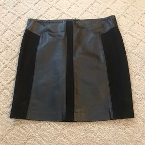 B.B Dakota leather mini skirt